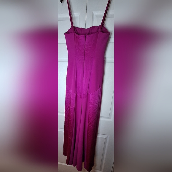 BCBGMaxAzria Claudine Bright Berry Pink Magenta Dress 6 - Picture 3 of 8